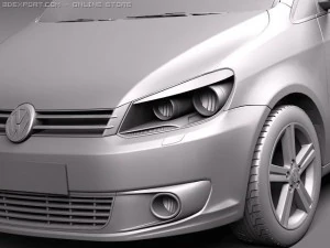 Volkswagen Touran 2011 3D Model