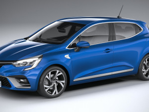 Renault Clio RS line 2020 3Dモデル