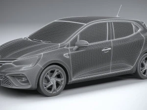 Renault Clio RS line 2020 3D Model