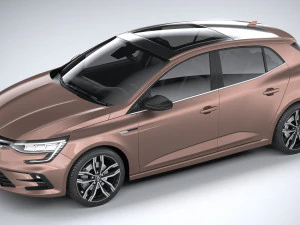 Renault Megane 2020 3D Model