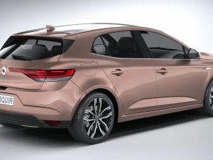 Renault Megane 2020 3D Model