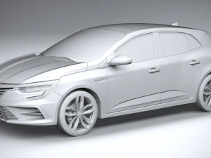 Renault Megane 2020 3D Model
