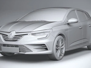 Renault Megane 2020 3D Model