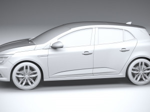 Renault Megane 2020 3Dモデル
