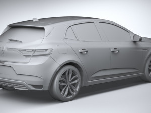 Renault Megane 2020 3Dモデル