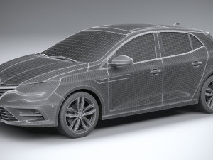 Renault Megane 2020 3Dモデル