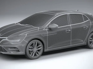 Renault Megane 2020 3D Model