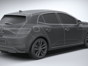 Renault Megane 2020 3Dモデル
