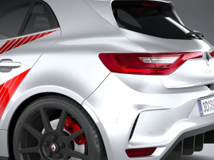 Renault Megane RS Trophy-R 2020 3D Model