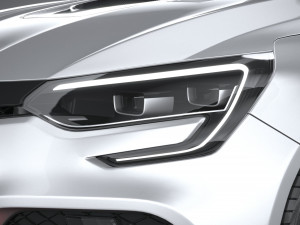 Renault Megane RS Trophy-R 2020 3D Model