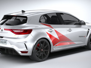 Renault Megane RS Trophy-R 2020 3D Model