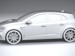 Renault Megane RS Trophy-R 2020 3D Model