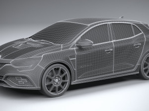 Renault Megane RS Trophy-R 2020 3D Model