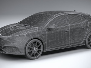 Renault Megane RS Trophy-R 2020 3D Model