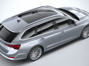 Skoda Octavia Estate 2020 3D Модель