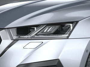 Skoda Octavia Estate 2020 3D Модель