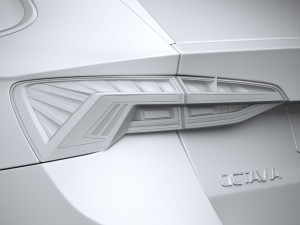 Skoda Octavia Estate 2020 3D Модель