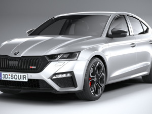 Skoda Octavia Sedan RS 2020 Modello 3D