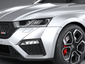Skoda Octavia Sedan RS 2020 Modello 3D