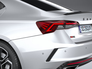 Skoda Octavia Sedan RS 2020 Modello 3D