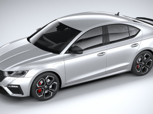 Skoda Octavia Sedan RS 2020 Modello 3D