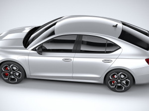 Skoda Octavia Sedan RS 2020 Modello 3D