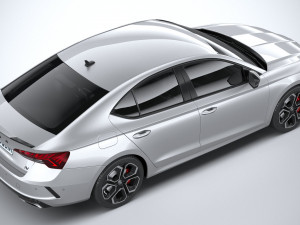 Skoda Octavia Sedan RS 2020 Modello 3D