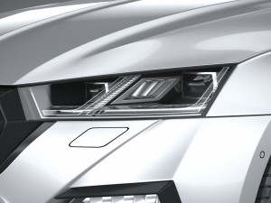 Skoda Octavia Sedan RS 2020 Modello 3D