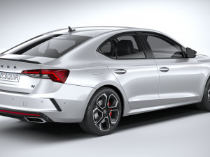 Skoda Octavia Sedan RS 2020 Modello 3D