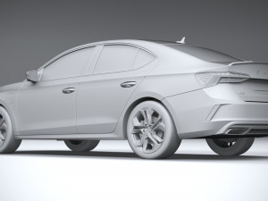 Skoda Octavia Sedan RS 2020 Modello 3D