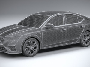 Skoda Octavia Sedan RS 2020 Modello 3D