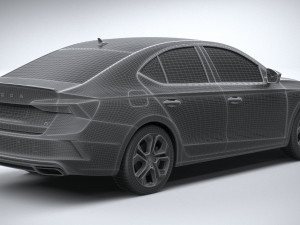 Skoda Octavia Sedan RS 2020 Modello 3D