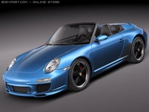 Porsche 911 Speedster 2011 Model 3D
