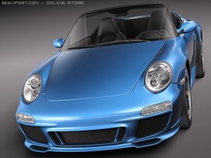 Porsche 911 Speedster 2011 3D Model
