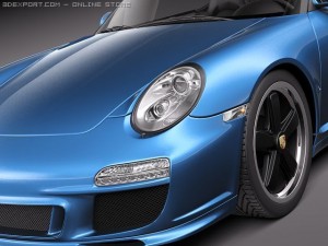 Porsche 911 Speedster 2011 3D Model