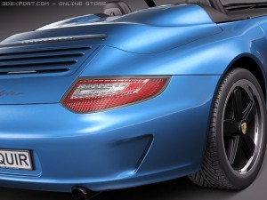 Porsche 911 Speedster 2011 3D Model
