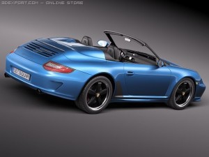 Porsche 911 Speedster 2011 3D Model