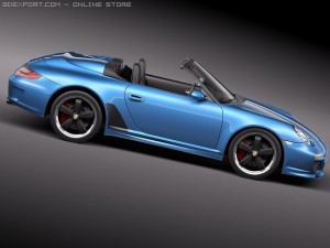 Porsche 911 Speedster 2011 3D Model