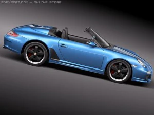 Porsche 911 Speedster 2011 3D Model