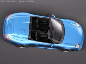 Porsche 911 Speedster 2011 3D Model