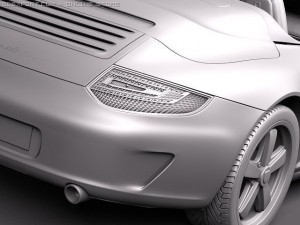 Porsche 911 Speedster 2011 3D Model