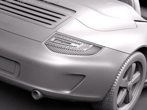 Porsche 911 Speedster 2011 3D Model