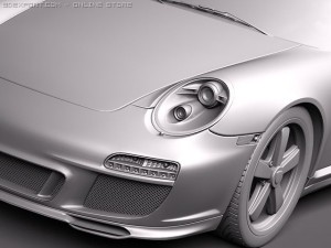 Porsche 911 Speedster 2011 3D Model