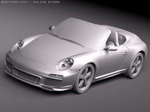 Porsche 911 Speedster 2011 3D Model
