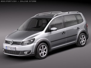 Volkswagen Cross Touran Modello 3D