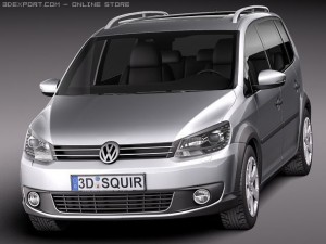 Volkswagen Cross Touran Model 3D