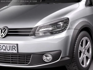 Volkswagen Cross Touran 3D Model