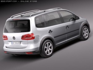Volkswagen Cross Touran Model 3D
