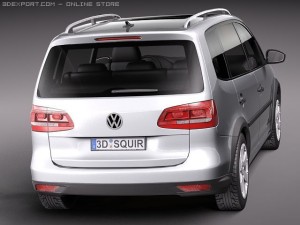 Volkswagen Cross Touran Model 3D