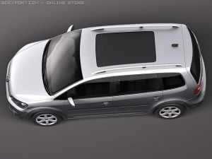 Volkswagen Cross Touran Model 3D